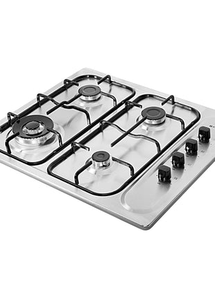 Faber Hob FH 40 AMD Stainless Steel Top 4 Italian Burners (Silver) 