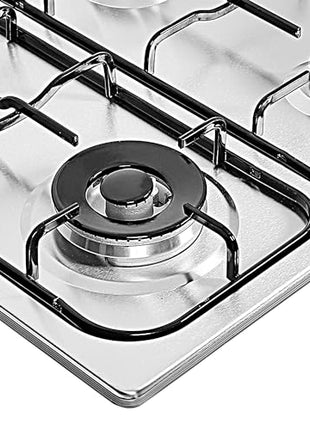 Faber Hob FH 40 AMD Stainless Steel Top 4 Italian Burners (Silver) 