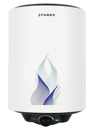 Faber Jazz 25L Storage wall Water Heater | Heating Indicator | Free Installation | 8 Bar Pressure, Temperature Control, MFV Valve, Auto Cut-Off, PUF Technology | 2000W, 5 Star | FWG JAZZ 25 V (White) 