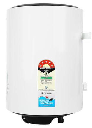 Faber Jazz 25L Storage wall Water Heater | Heating Indicator | Free Installation | 8 Bar Pressure, Temperature Control, MFV Valve, Auto Cut-Off, PUF Technology | 2000W, 5 Star | FWG JAZZ 25 V (White) 