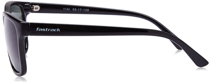 Fastrack Black Wayfarer Sunglasses 100 Percent UV Protection For Men 