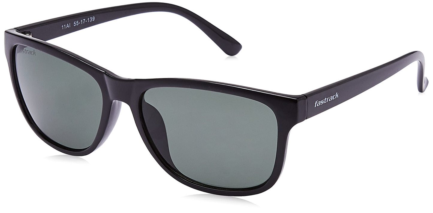 Fastrack Black Wayfarer Sunglasses 100 Percent UV Protection For Men 