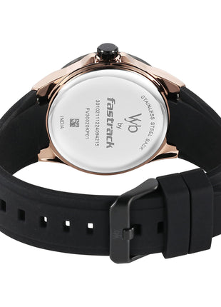 Fastrack Vyb Challenger Quartz Analog Black Dial Watch for Men 