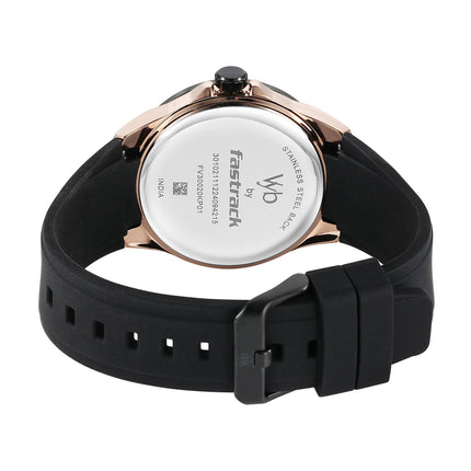 Fastrack Vyb Challenger Quartz Analog Black Dial Watch for Men 