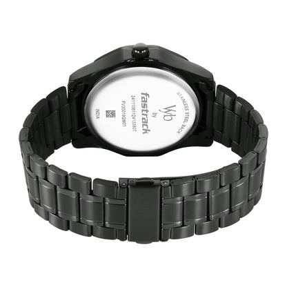 Fastrack Vyb Horizon Quartz Analog Blue Dial Watch for Men 