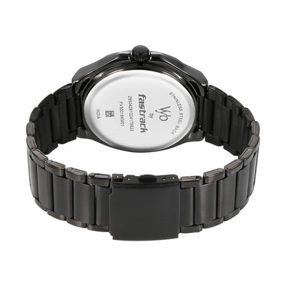Fastrack Vyb Orion Quartz Analog Black Dial Watch for Men 