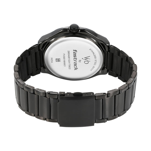 Fastrack Vyb Orion Quartz Analog Black Dial Watch for Men 