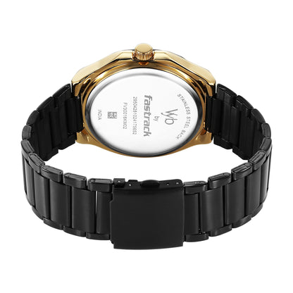 Fastrack Vyb Orion Quartz Analog Black Dial Watch for Men 