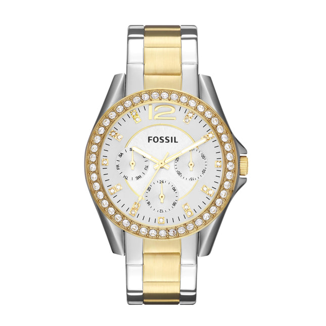 Fossil Riley Analog Silver Dial Women's Watch-ES3204 