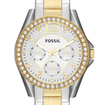 Fossil Riley Analog Silver Dial Women's Watch-ES3204 