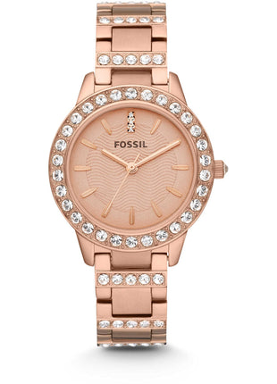 Fossil Women Jesse Analog Rose Gold Dial Watch - ES3020 