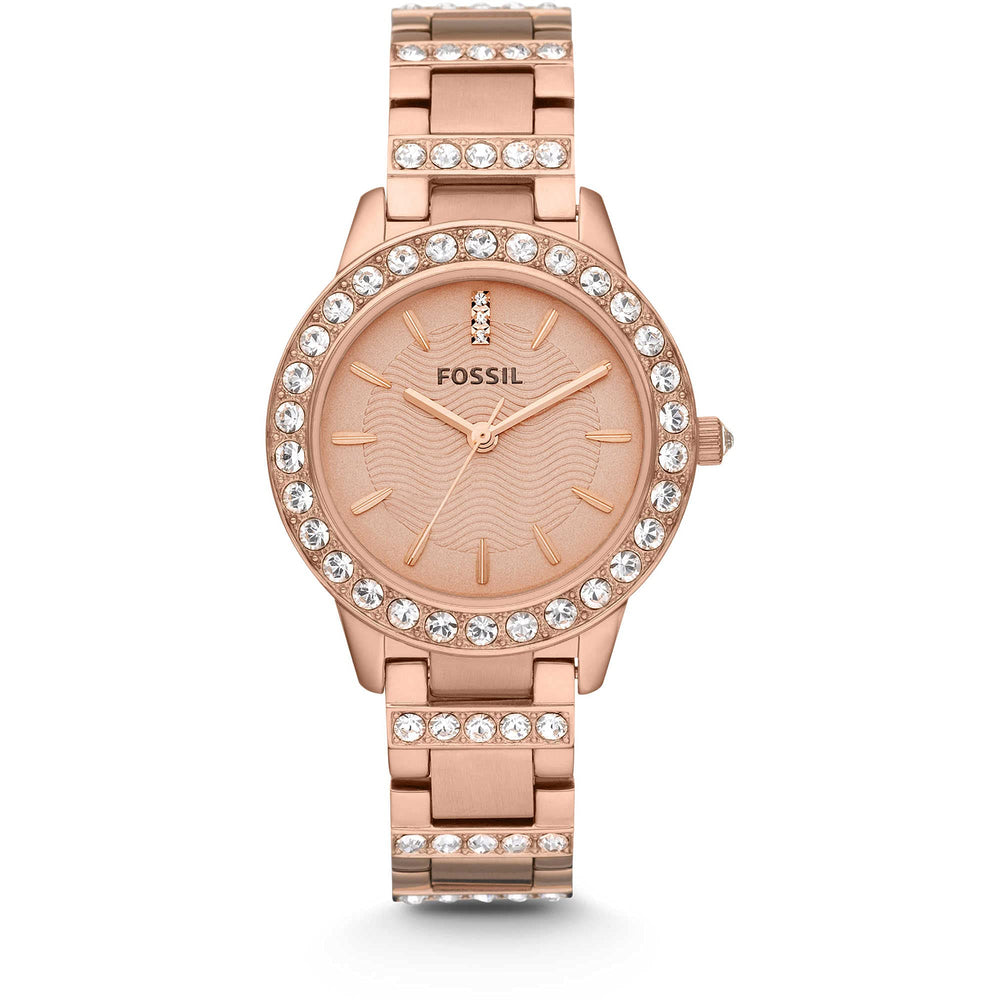 Fossil Women Jesse Analog Rose Gold Dial Watch - ES3020 price under 20000