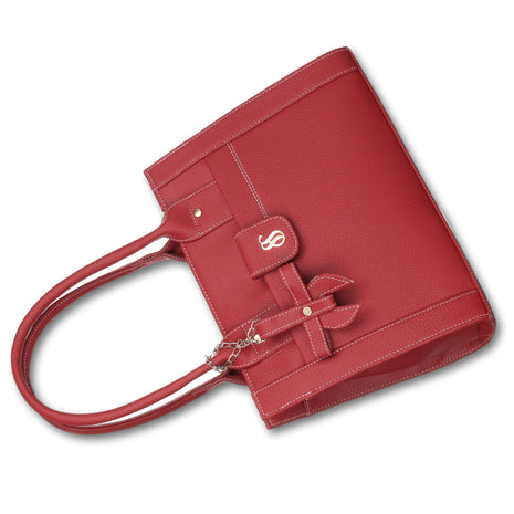 Fostelo Women's Vegan Leather Ocean Side Handbag Shoulder Hobo Bag Ladies Purse (Maroon) (Large) 