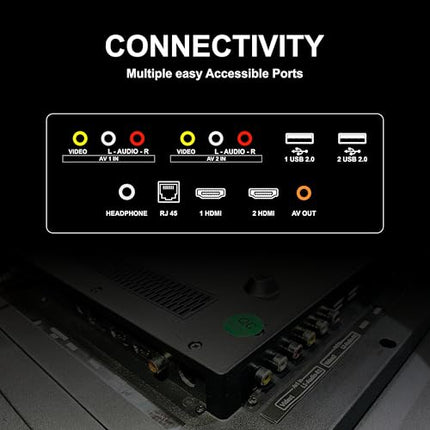 Foxsky 108 cm (43 inches) Full HD Smart LED TV 43FS-VS (Black) 