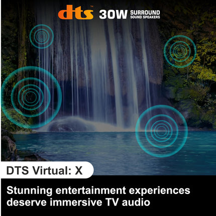 Foxsky 108 cm (43 inches) Full HD Smart LED TV 43FS-VS (Black) 