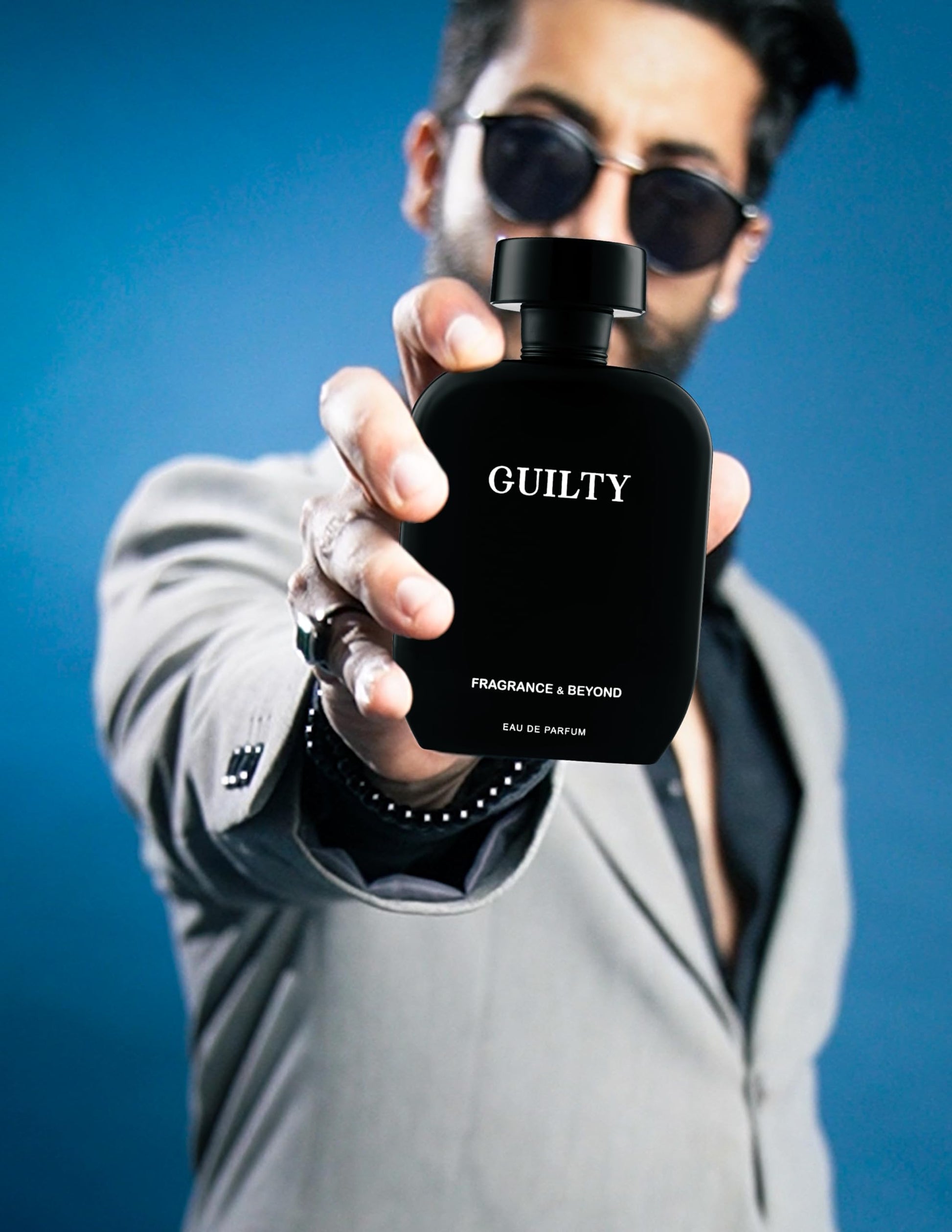 Fragrance & Beyond Guilty Eau de Parfum for Men 100ml – French Luxury Blend with Citrus, Lavender & Amber | Intense Long Lasting Scent | Best Gift for Men 