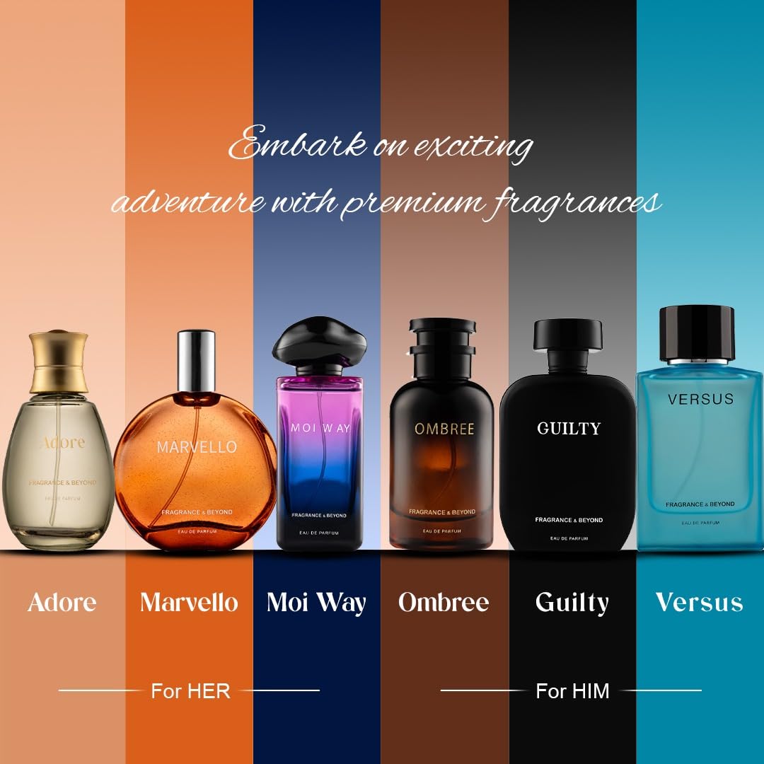 Fragrance & Beyond Guilty Eau de Parfum for Men 100ml – French Luxury Blend with Citrus, Lavender & Amber | Intense Long Lasting Scent | Best Gift for Men 