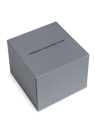 French Connection Stainless Steel Analog Rose Gold Dial Women's Watch-Fc007Rgm 