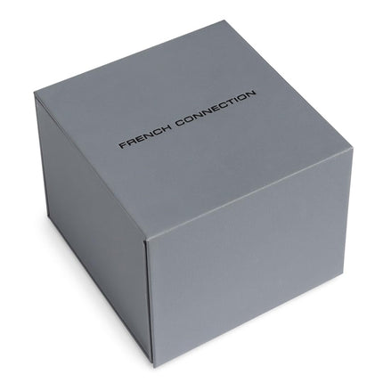 French Connection Stainless Steel Analog Rose Gold Dial Women's Watch-Fc007Rgm 