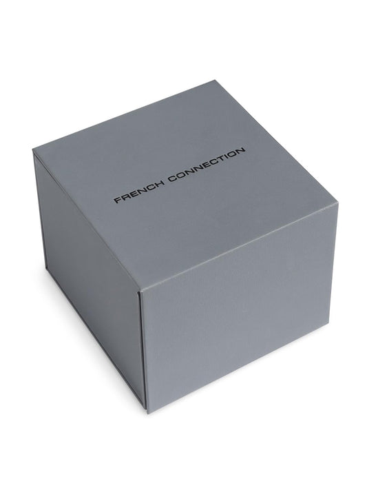 French Connection Stainless Steel Analog Rose Gold Dial Women's Watch-Fc007Rgm 