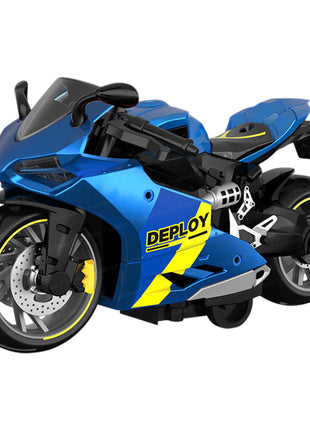 FunBlast Bike Toy for Kids – Motorcycle Toy for Kids, Friction Powered Bike Toy, Motorcycle Toy for Kids, Boys, Realistic Bike Toy, Toy for 3+ Years Old Kids (Blue) 