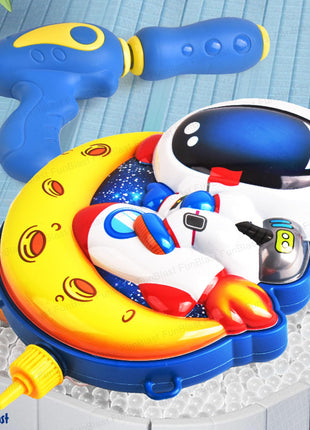 FunBlast Holi Pichkari Water Gun for Kids Boy Girl – Space Theme Water Gun, Powerful High Pressure Tank Spray, Pichkari for Holi Back Holding Tank and Water Gun Kids (2 Liter) 