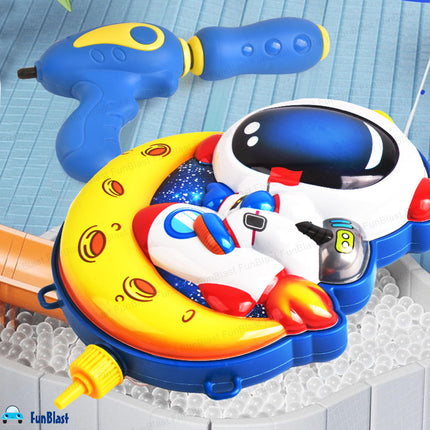 FunBlast Holi Pichkari Water Gun for Kids Boy Girl – Space Theme Water Gun, Powerful High Pressure Tank Spray, Pichkari for Holi Back Holding Tank and Water Gun Kids (2 Liter) 