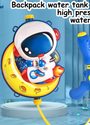 FunBlast Holi Pichkari Water Gun for Kids Boy Girl – Space Theme Water Gun, Powerful High Pressure Tank Spray, Pichkari for Holi Back Holding Tank and Water Gun Kids (2 Liter) 