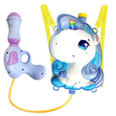 FunBlast Holi Pichkari Water Gun for Kids Boy Girl – Unicorn Theme Water Gun, Powerful High Pressure Tank Spray, Pichkari for Holi Back Holding Tank and Water Gun Kids (1.8 Liter) 