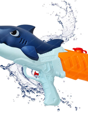 FunBlast Holi Pichkari Water Gun for Kids Boy & Girls – Shark Powerful High Pressure Tank Spray Gun Toy, Pichkari for Holi Water Gun for Boys, Girls, Kids, Pichkari Gun Big Toy – Random Color (500ML) 