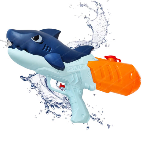 FunBlast Holi Pichkari Water Gun for Kids Boy & Girls – Shark Powerful High Pressure Tank Spray Gun Toy, Pichkari for Holi Water Gun for Boys, Girls, Kids, Pichkari Gun Big Toy – Random Color (500ML) 