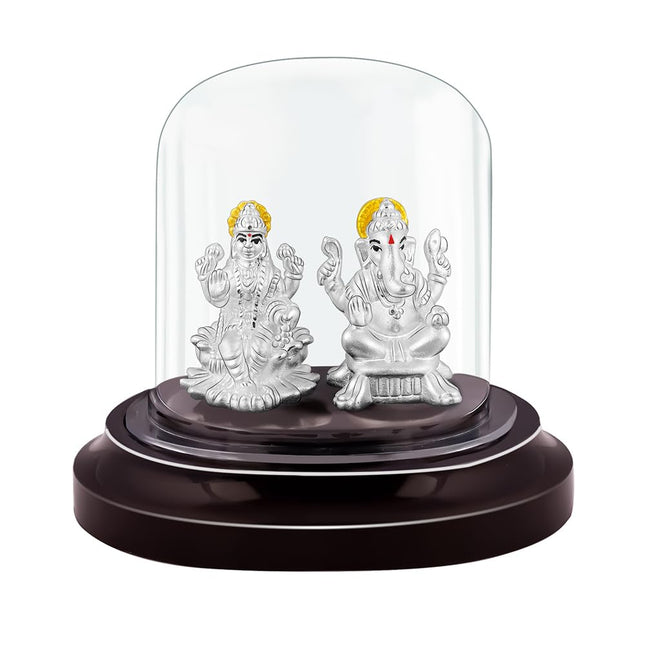 GIVA 925 Silver Gaja Lakshmi Idols| Gifts for Family & Friends | with Certificate of Authenticity and 925 Stamp 