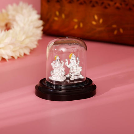 GIVA 925 Silver Gaja Lakshmi Idols| Gifts for Family & Friends | with Certificate of Authenticity and 925 Stamp 