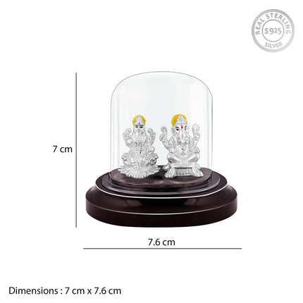 GIVA 925 Silver Gaja Lakshmi Idols| Gifts for Family & Friends | with Certificate of Authenticity and 925 Stamp 