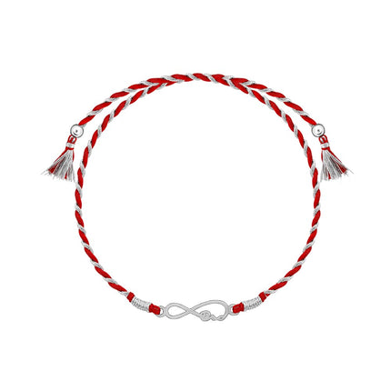 GIVA 925 Silver Infinite Rakhi|Raksha Bandhan Rakhi for Brother | Gift for Men & Boys| With Certificate of Authenticity and 925 Stamp 