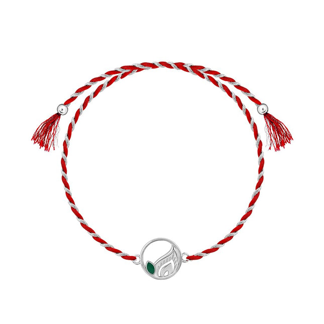 GIVA 925 Silver Peacock Feather Rakhi|Raksha Bandhan Rakhi for Brother | Gift for Men & Boys| With Certificate of Authenticity and 925 Stamp 