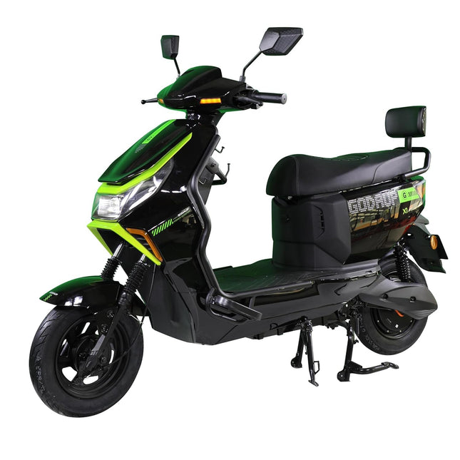 GODAUP – X1 Electric Scooter | 150 km Range | 250W BLDC Motor | No Registration Required |with Backrest | Black | LED Display | 