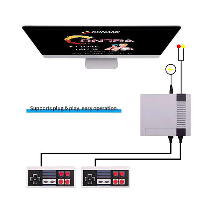 GSH Pre-Installed 620 Games Mini TV Game Console |Gaming Player AV Output Game Console |Video Game Gifts to Kids (Cartridge not Required) | Plug and Play Game, Grey [Game_boy_Advance] 