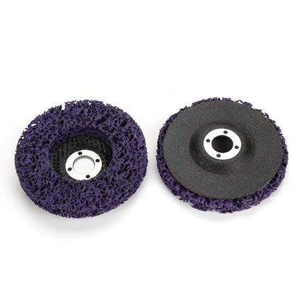 Generic Strip Wheel Disc, Angle Grinder Disc 100mm Wear Resistant 5pcs for 100mm Angel Grinders for Polishing for Grinding 
