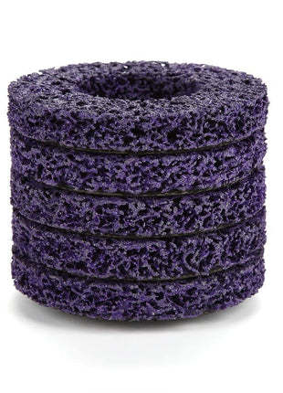 Generic Strip Wheel Disc, Angle Grinder Disc 100mm Wear Resistant 5pcs for 100mm Angel Grinders for Polishing for Grinding 