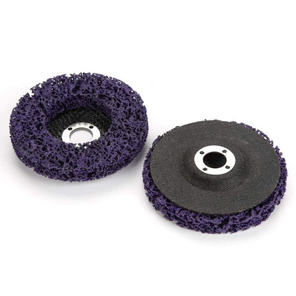 Generic Strip Wheel Disc, Angle Grinder Disc 100mm Wear Resistant 5pcs for 100mm Angel Grinders for Polishing for Grinding 