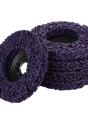 Generic Strip Wheel Disc, Angle Grinder Disc 100mm Wear Resistant 5pcs for 100mm Angel Grinders for Polishing for Grinding 