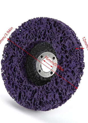 Generic Strip Wheel Disc, Angle Grinder Disc 100mm Wear Resistant 5pcs for 100mm Angel Grinders for Polishing for Grinding 