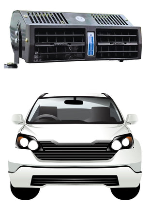 Geomex Jet Air Car Fan Fitted Universally, Car Dashboard Air Conditioning Blower 12V, 2 Speed Cooling. Perfect For Hot Summer Days With Powerful Ventilation and Exhaust. 