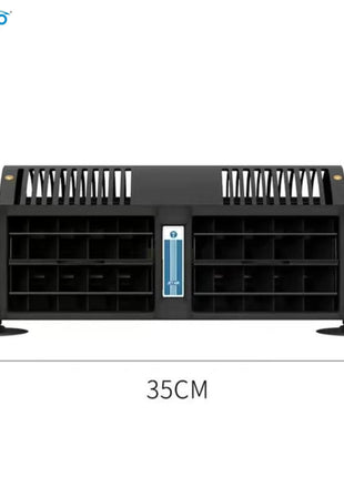 Geomex Jet Air Car Fan Fitted Universally, Car Dashboard Air Conditioning Blower 12V, 2 Speed Cooling. Perfect For Hot Summer Days With Powerful Ventilation and Exhaust. 