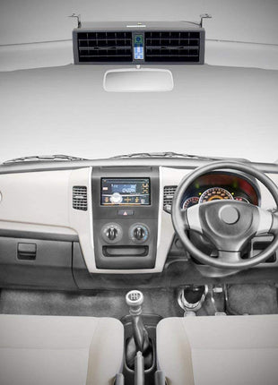 Geomex Jet Air Car Fan Fitted Universally, Car Dashboard Air Conditioning Blower 12V, 2 Speed Cooling. Perfect For Hot Summer Days With Powerful Ventilation and Exhaust. 