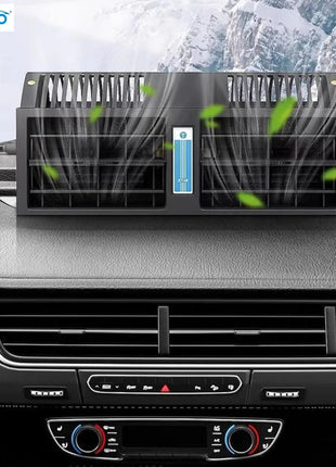 Geomex Jet Air Car Fan Fitted Universally, Car Dashboard Air Conditioning Blower 12V, 2 Speed Cooling. Perfect For Hot Summer Days With Powerful Ventilation and Exhaust. 