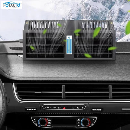 Geomex Jet Air Car Fan Fitted Universally, Car Dashboard Air Conditioning Blower 12V, 2 Speed Cooling. Perfect For Hot Summer Days With Powerful Ventilation and Exhaust. 