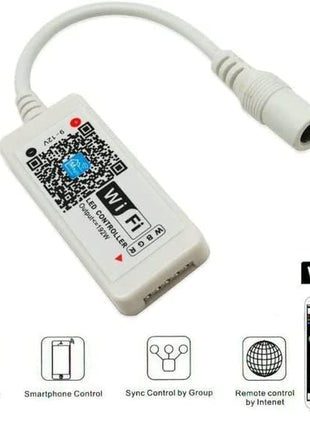 Gesto 600 LED Strip Lights with Adaptor - Music Sync RGB Lights with Alexa, Google & App Operated Waterproof Smart Light - Multicolor LED Lights for Home,Diwali,Christmas (10 Meter) 