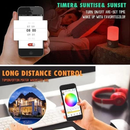 Gesto 600 LED Strip Lights with Adaptor - Music Sync RGB Lights with Alexa, Google & App Operated Waterproof Smart Light - Multicolor LED Lights for Home,Diwali,Christmas (10 Meter) 